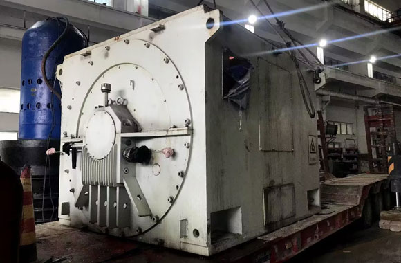 电厂9800KW引风机电机维修