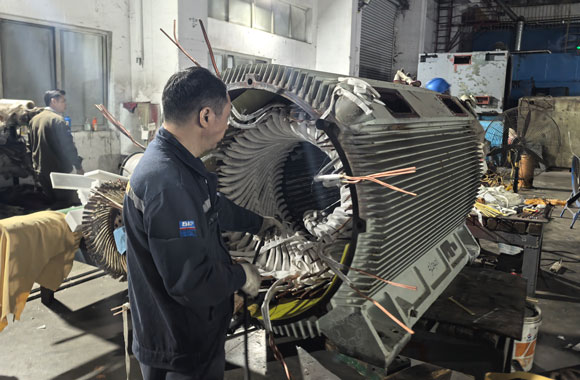 高压西门子电机大修更换线圈